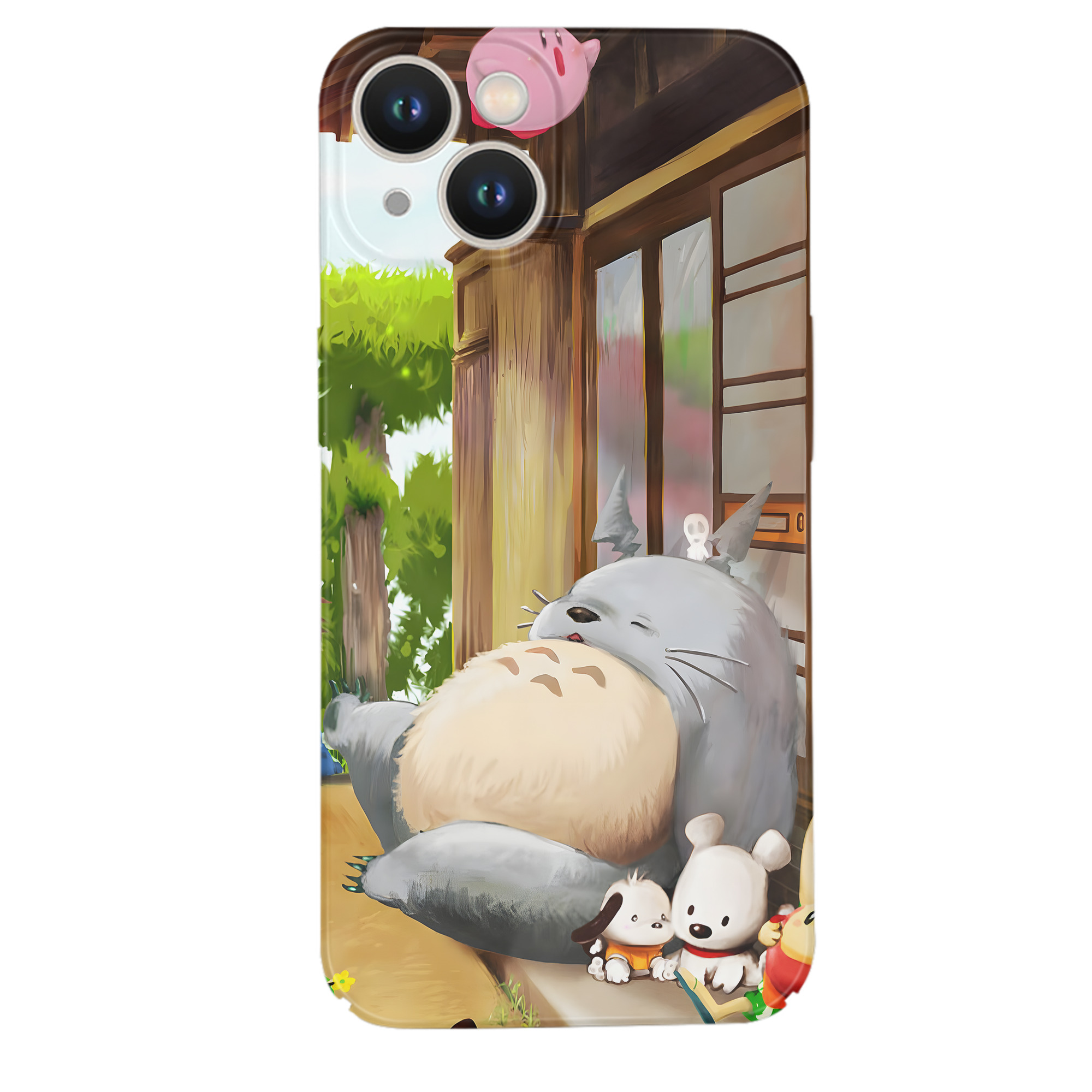 （画像用） となりのトトロ 草壁メイ 草壁サツキ My Neighbor Totoro Satsuki Kusakabe Mei Kusakabe 【iPhone 14シリーズ対応】ハードケース